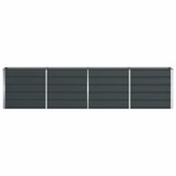 vidaXL Plantenbak Antraciet 320 x 40 x 75 cm Staal