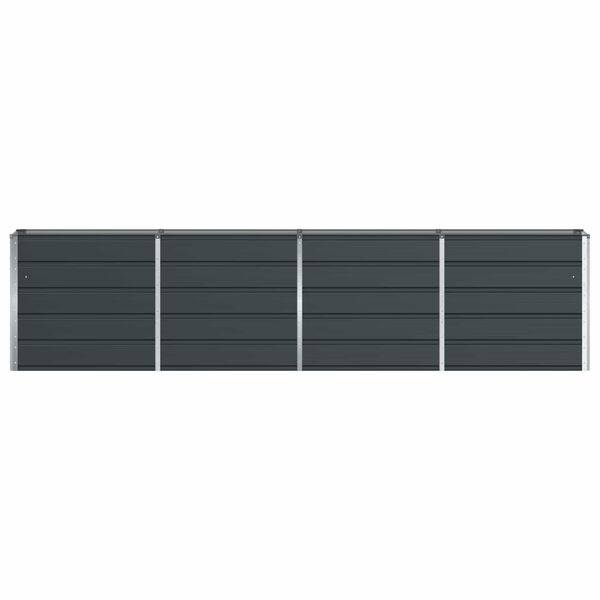 vidaXL Plantenbak Antraciet 320 x 40 x 75 cm Staal