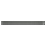 Plantenbak van Gepoedercoat Staal 440x80x36 cm Grijs - 34% Korting