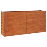 vidaXL Verhoogde Plantenbak 160x40x77 cm Cortenstaal - 53% Korting!