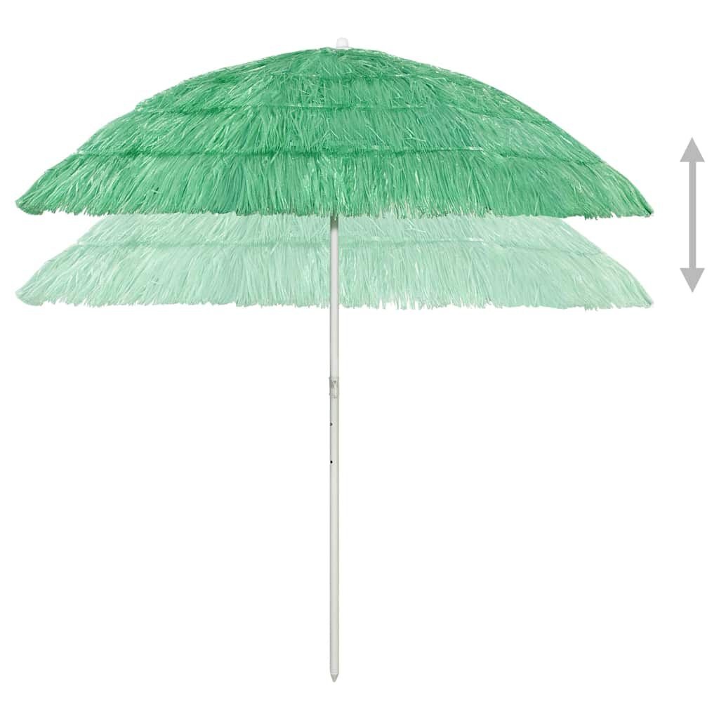 vidaXL Strandparasol Hawaï Groen 240 cm - 34% Korting