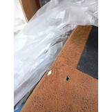 Bankje met rugleuning bruin kunstsuèdeleer 120x62x75,5 cm - 54% korting