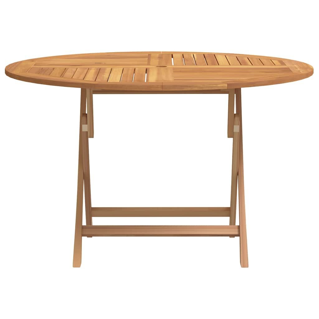 Teakhouten Tuintafel Inklapbaar Ø 110x75 cm - 60% Korting