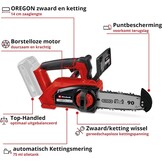 Einhell FORTEXXA Accu Kettingzaag 18V - 20cm Zwaard - 34% Korting