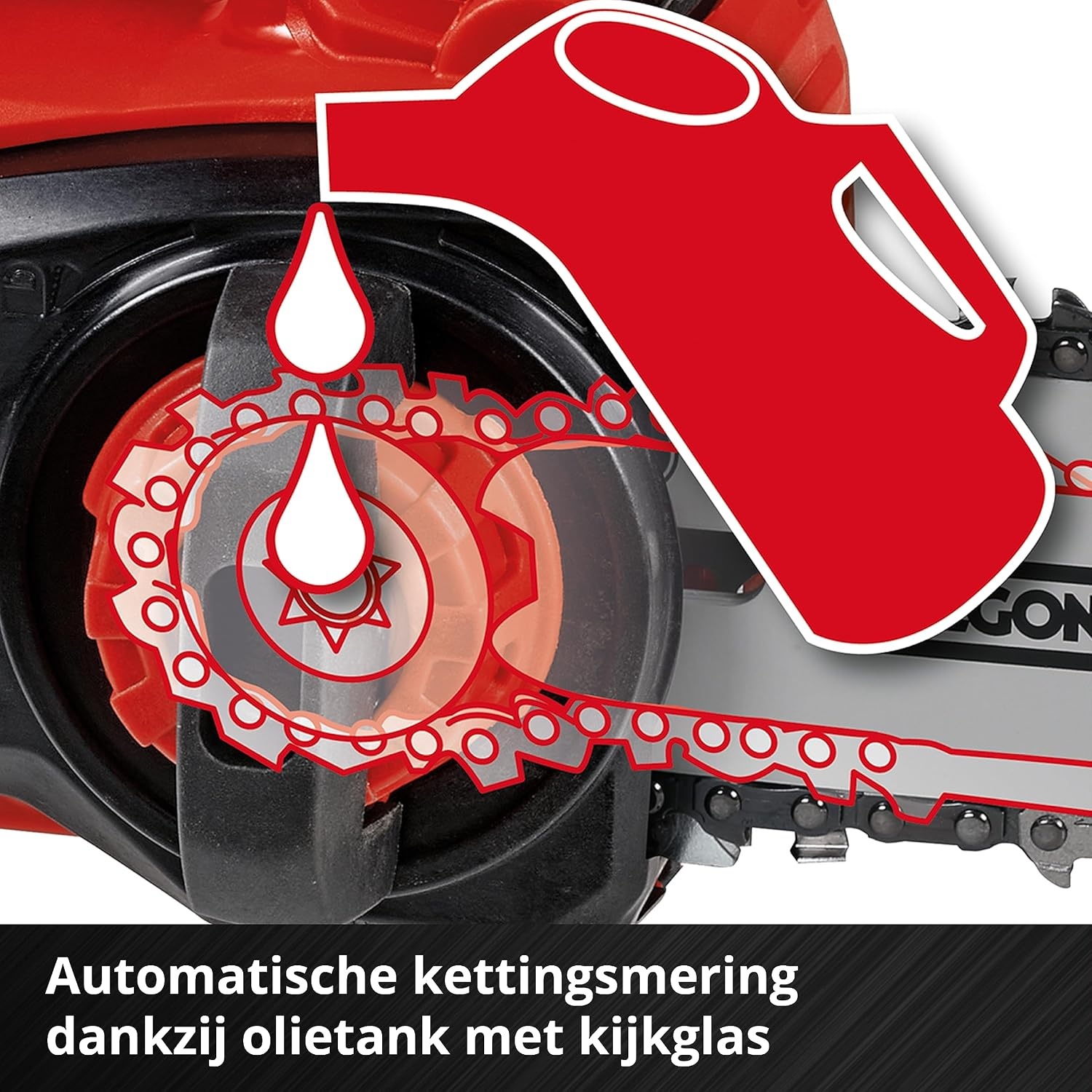 Einhell FORTEXXA Accu Kettingzaag 18V - 20cm Zwaard - 34% Korting