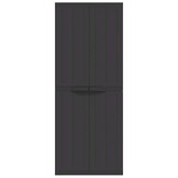 VidaXL Tuinkast Polypropeen Zwart 65x37x165 cm - 35% Korting!