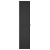 VidaXL Tuinkast Polypropeen Zwart 65x37x165 cm - 35% Korting!