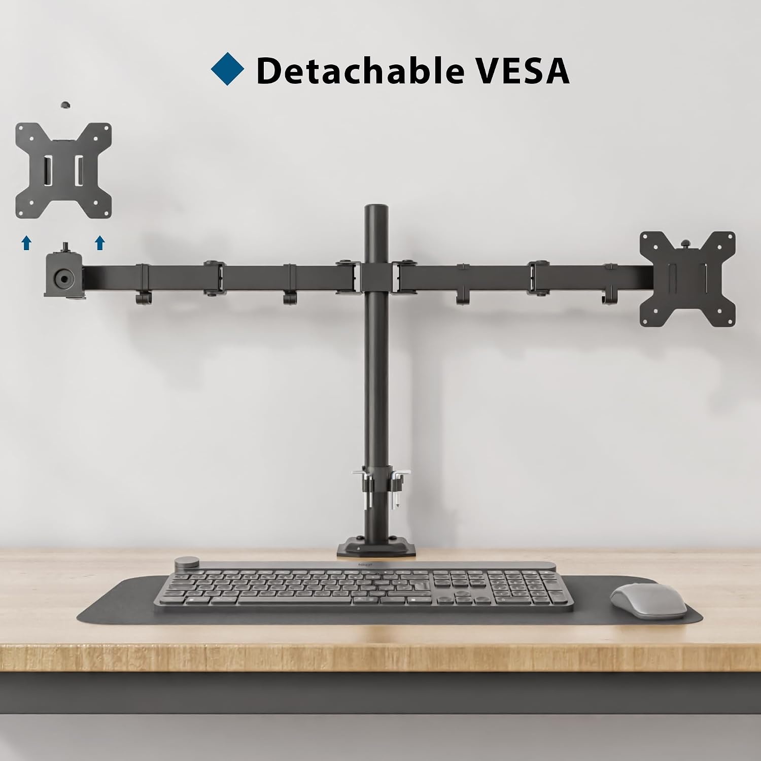 Dubbele Monitorarm 13-27 inch, 39% Korting | Verstelbaar VESA