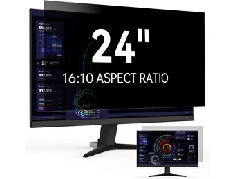 Privacyfilter 24 inch 16:10 monitor met 34% korting