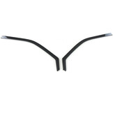 Zijwindschermen VW Bus T5 T6 Zwart Rook - 30% Korting