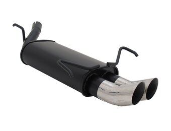 Sportuitlaat Einddemper Opel Corsa C 09/00-10/06 | 2x76mm RVS | EG-Keurmerk | 55% Korting