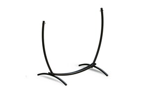 Hangmat & Hangstoel Standaard 2-in-1 Opvouwbaar Zwart 34% Korting