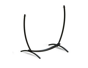 Standaard voor hangmat & hangstoel 2in1 opvouwbaar – Zwart frame