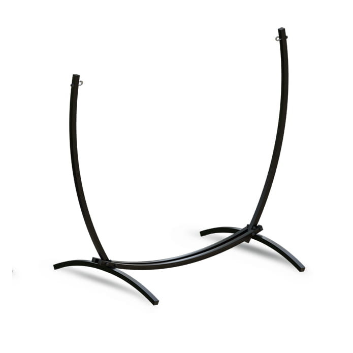Standaard voor hangmat & hangstoel 2in1 opvouwbaar – Zwart frame