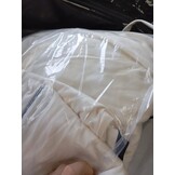 Luxe logeermatras - beige - camping matras - reismatras - opvouwbaar matras - 200 x 70 x 15 - met kussens