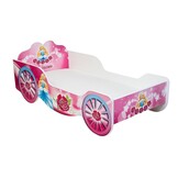 Prinsessen kinderbed koets – roze – 140x70 cm