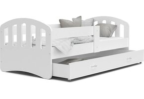 Houten Kinderbed Wit 200x90cm met Matras & Lade - 55% Korting