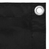 vidaXL Balkonscherm 90x600 cm Oxford Stof Zwart - 33% Korting