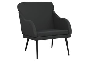 vidaXL Fauteuil Zwart Kunstleer 63x76x80 cm met 56% Korting