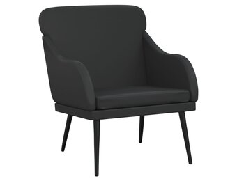 VidaXL Fauteuil Zwart Kunstleer 63x76x80 cm - 34% Korting
