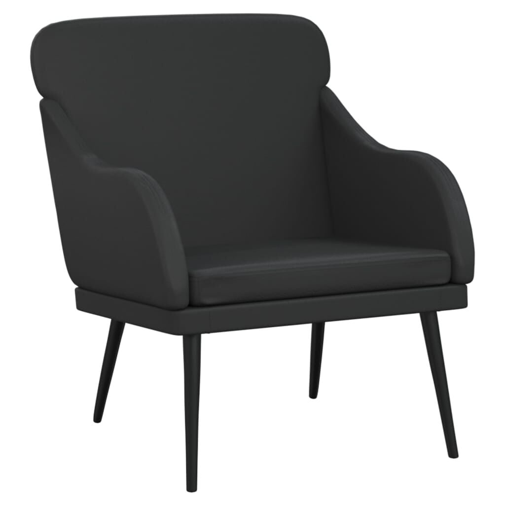 VidaXL Fauteuil Zwart Kunstleer 63x76x80 cm - 34% Korting
