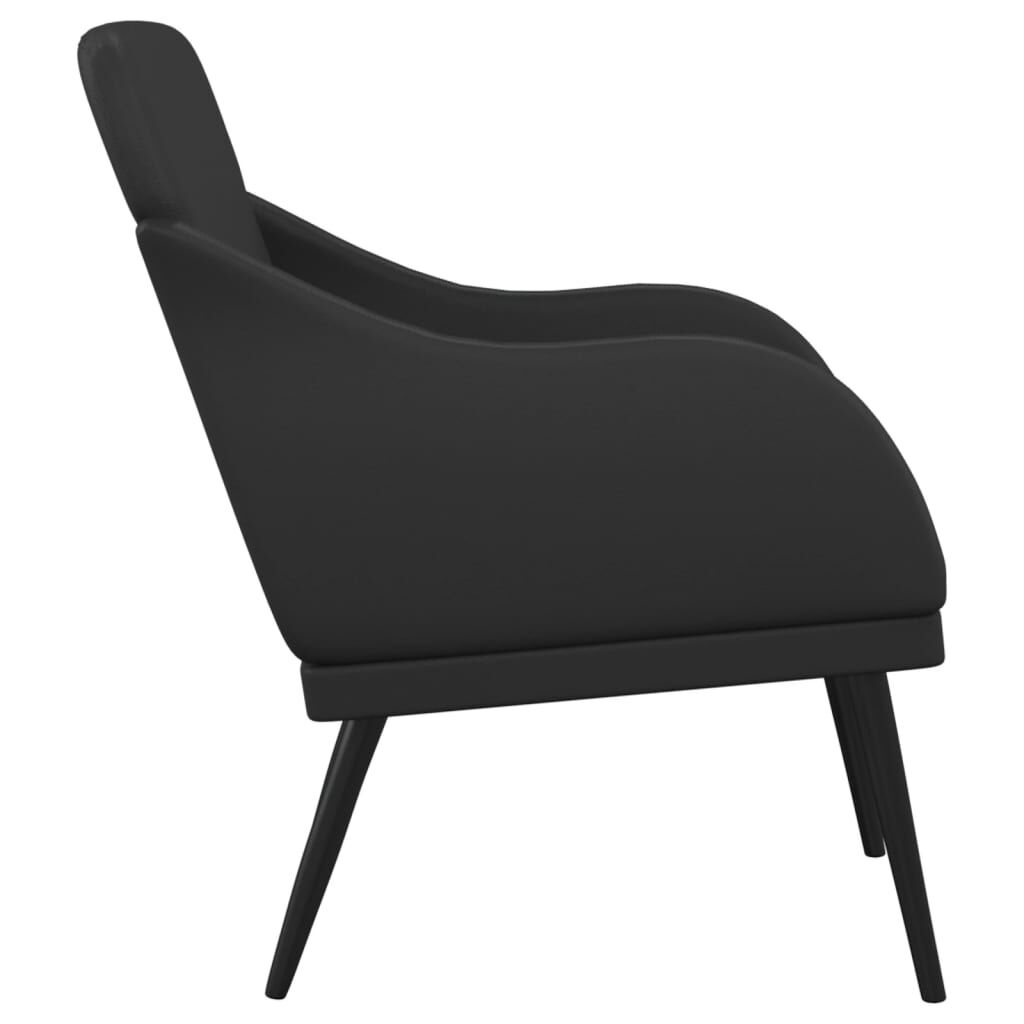 VidaXL Fauteuil Zwart Kunstleer 63x76x80 cm - 34% Korting