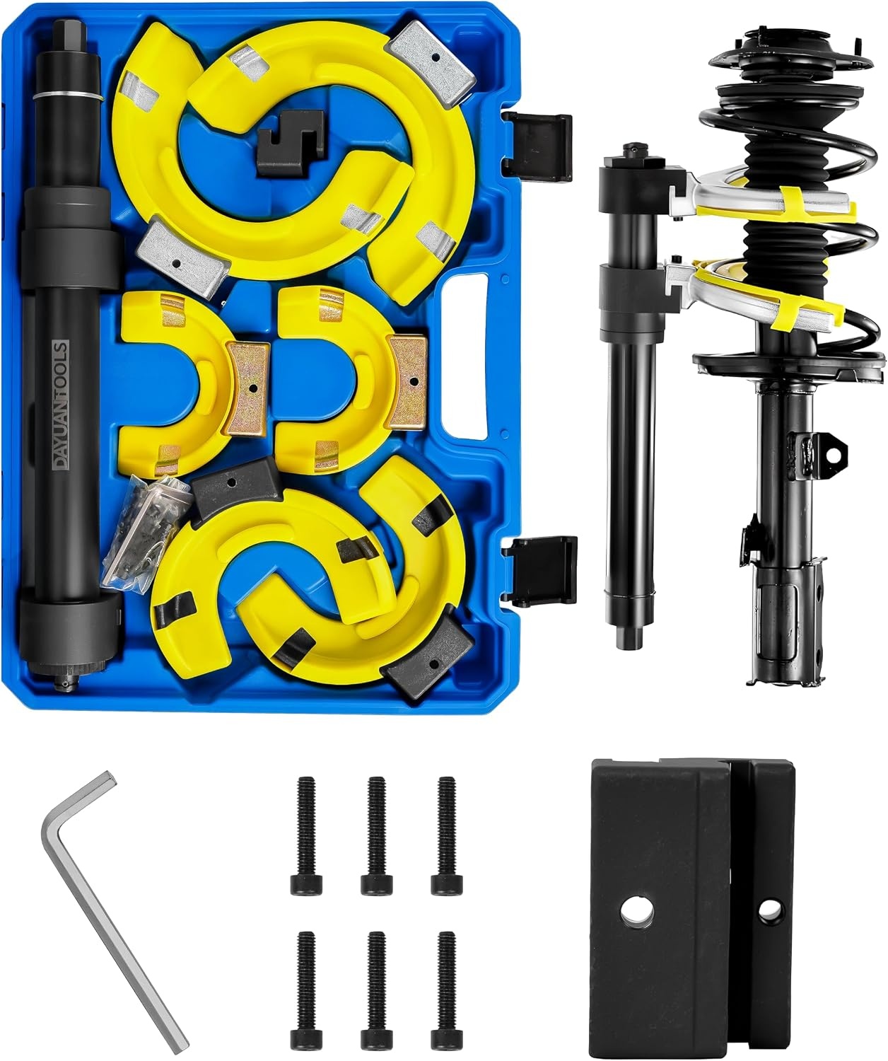 DAYUAN Macpherson veercompressor veertrekker voor cilindercompressor, 1000 kg