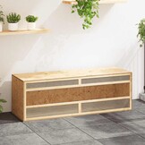 VidaXL Terrarium Bewerkt Hout 144x46x48 cm - 35% Korting