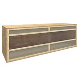 VidaXL Terrarium Bewerkt Hout 144x46x48 cm - 35% Korting