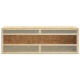VidaXL Terrarium Bewerkt Hout 144x46x48 cm - 35% Korting