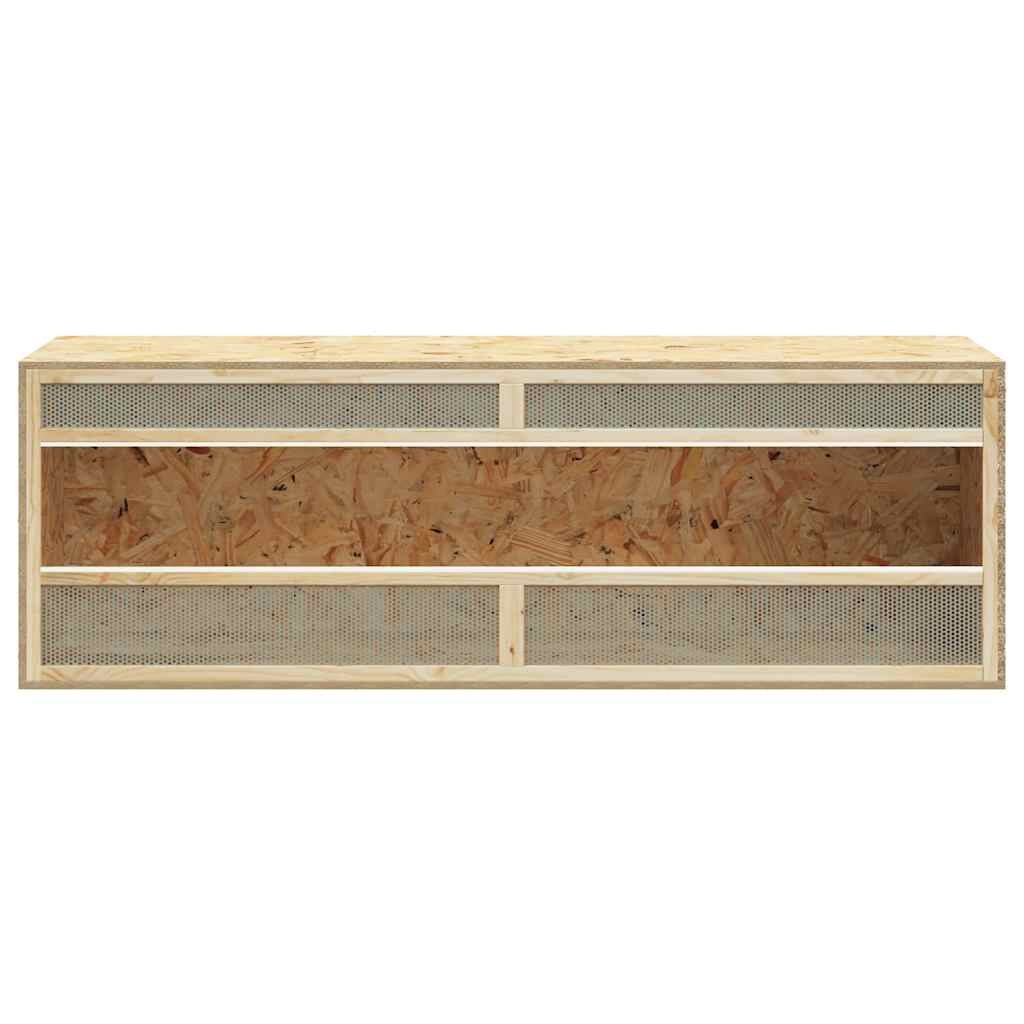 VidaXL Terrarium Bewerkt Hout 144x46x48 cm - 35% Korting