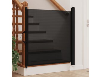 Uittrekbaar Huisdierenhek 117,5x125 cm Zwart - 34% Korting
