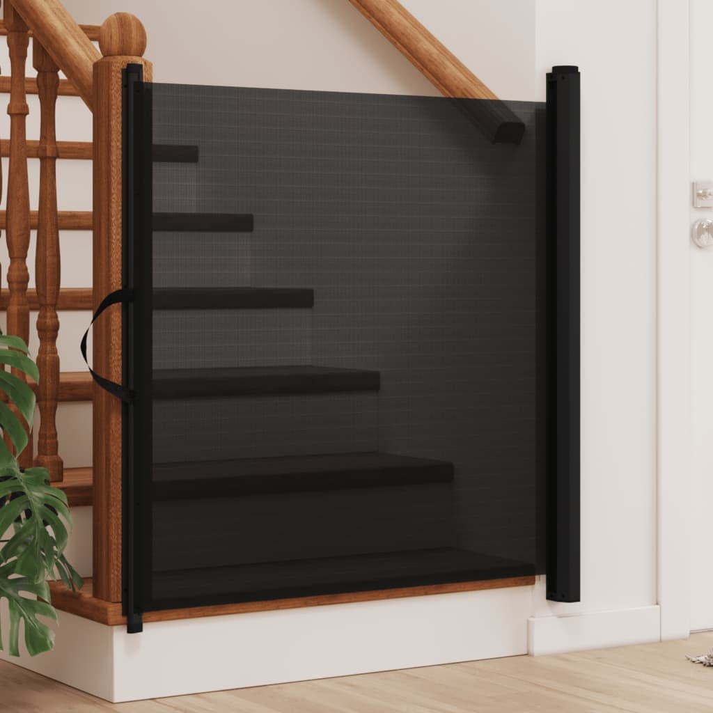 Uittrekbaar Huisdierenhek 117,5x125 cm Zwart - 34% Korting