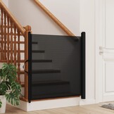 Uittrekbaar Huisdierenhek 117,5x125 cm Zwart - 34% Korting