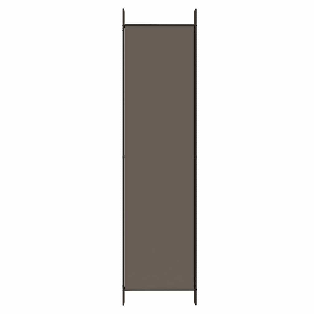 Kamerscherm Antraciet 5 Panelen 250x200cm - 33% Korting