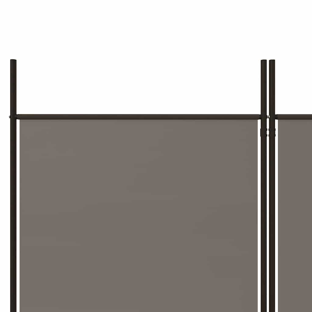 Kamerscherm Antraciet 5 Panelen 250x200cm - 33% Korting
