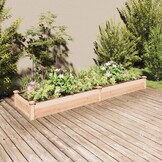 Verhoogde Houten Plantenbak 240x60x25 cm - 34% Korting