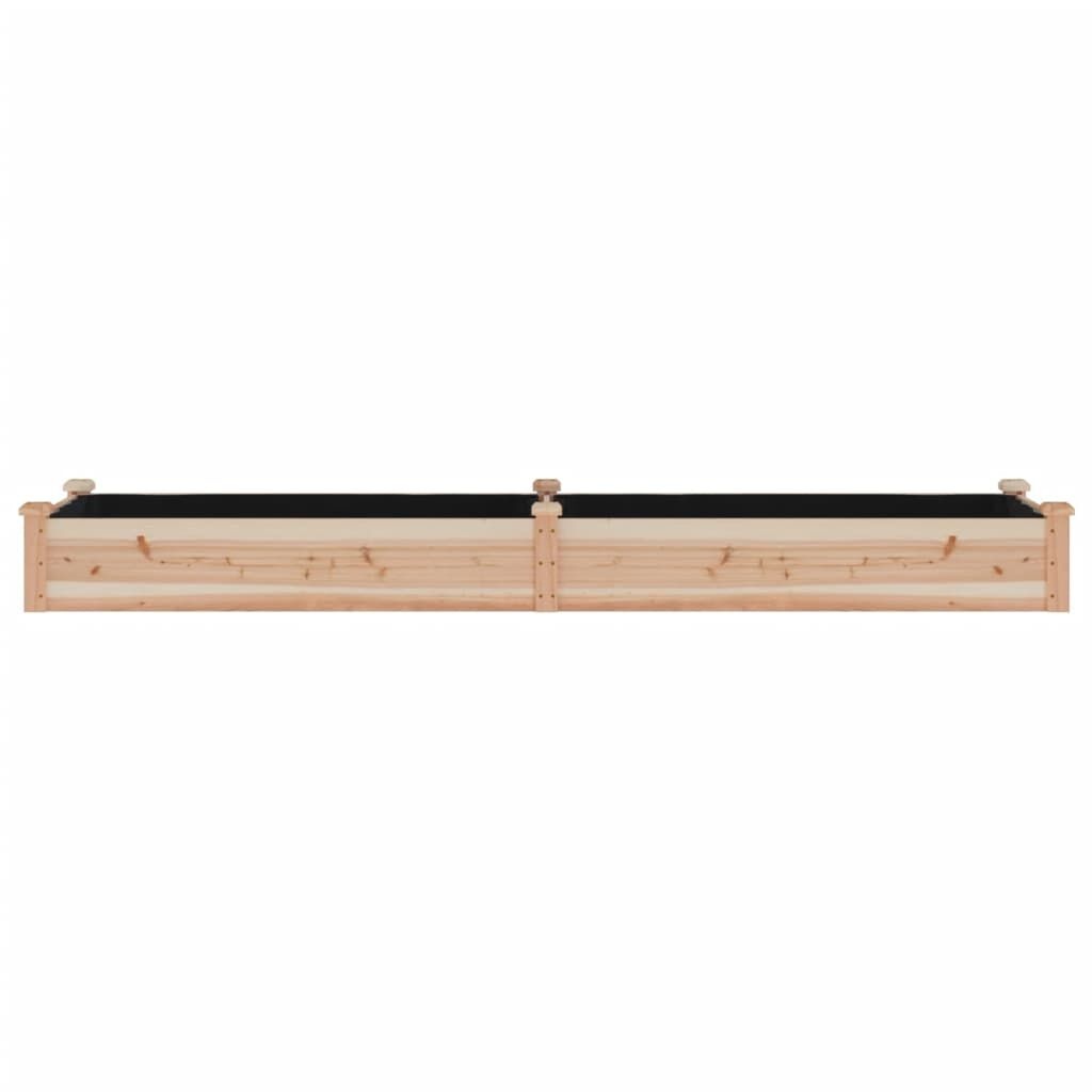Verhoogde Houten Plantenbak 240x60x25 cm - 34% Korting