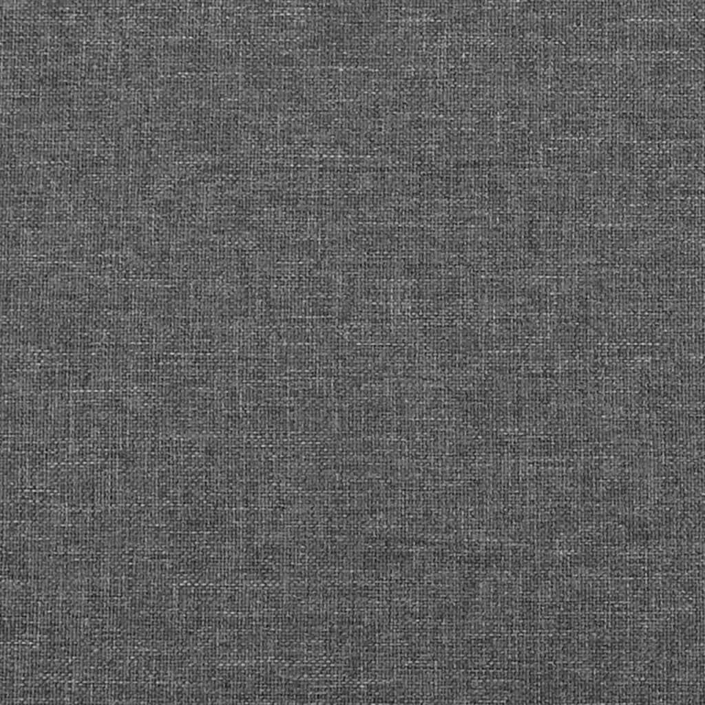 vidaXL Hoofdborden 2 st. 80x5x78/88 cm Stof Donkergrijs - 34% Korting