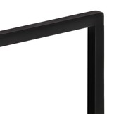 vidaXL Wandschappen 2 st 60x25x35 cm massief acaciahout en staal