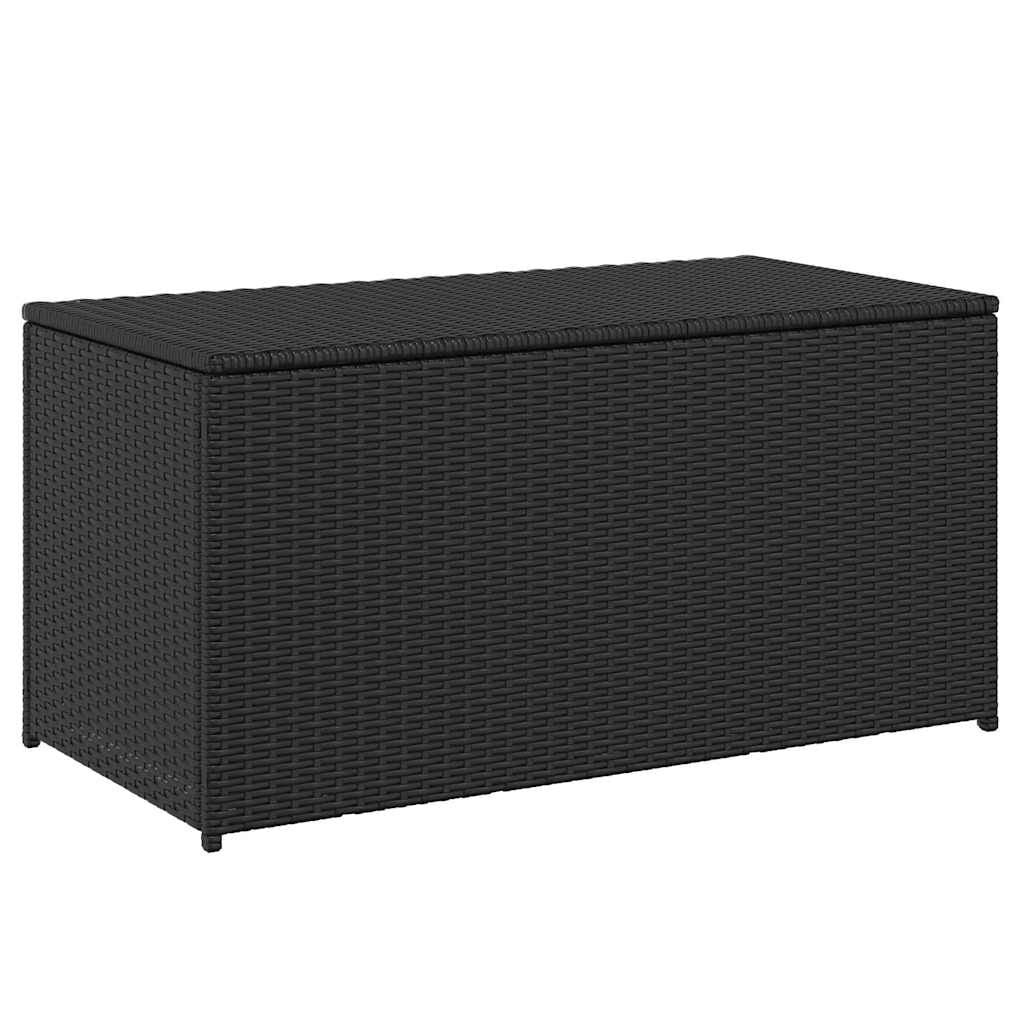 vidaXL Tuinbox Poly Rattan Zwart 100x50x50 cm - 34% Korting!