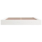 vidaXL Houten Bedframe Wit 200x200 cm - 35% Korting