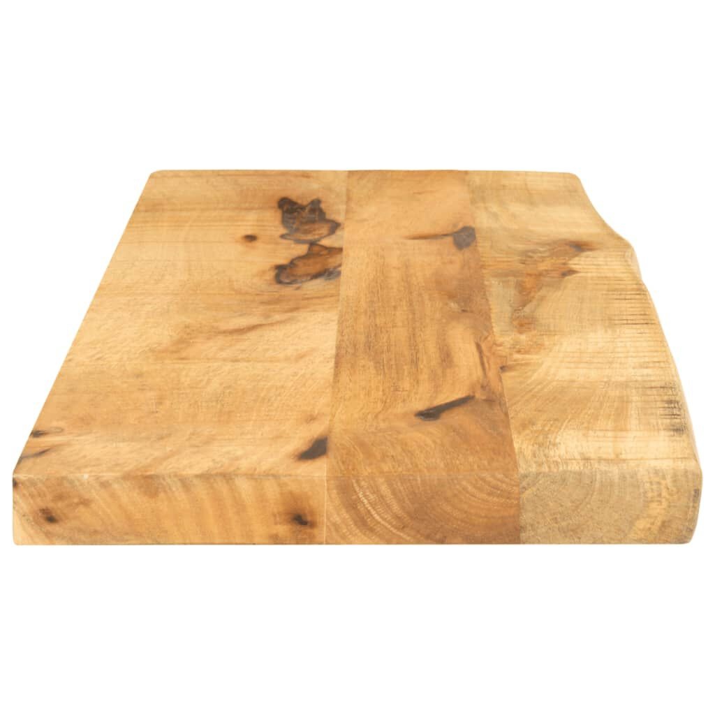 Tafelblad Massief Mangohout met Natuurlijke Rand 70x30x3,8 cm - 53% Korting