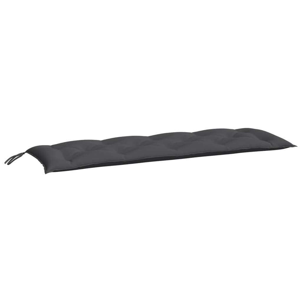 Tuinbankkussens VidaXL 2 stuks 150x50cm Antraciet (49% korting)