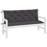 Tuinbankkussens VidaXL 2 stuks 150x50cm Antraciet (49% korting)