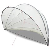 vidaXL Zwembad Dome 500x500x236 cm Polyester met Korting