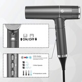 Lichtgewicht Haardroger 2000W Grijs met Ionentechnologie & 86% Korting