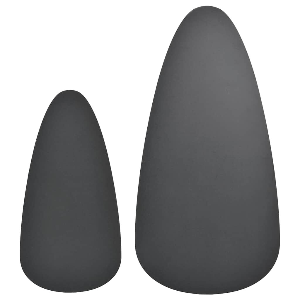 vidaXL Salontafelset Grenenhout Zwart (34% korting)
