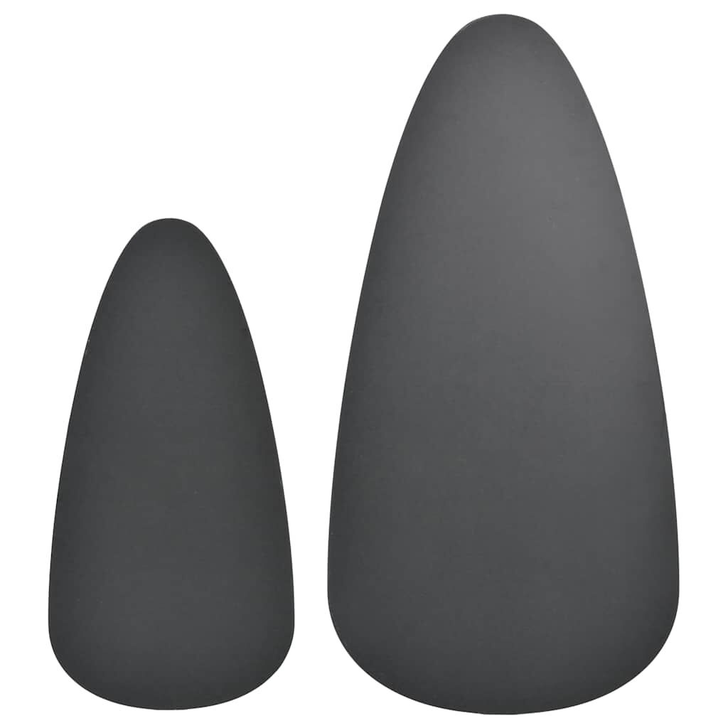 vidaXL Salontafelset Grenenhout Zwart (34% korting)
