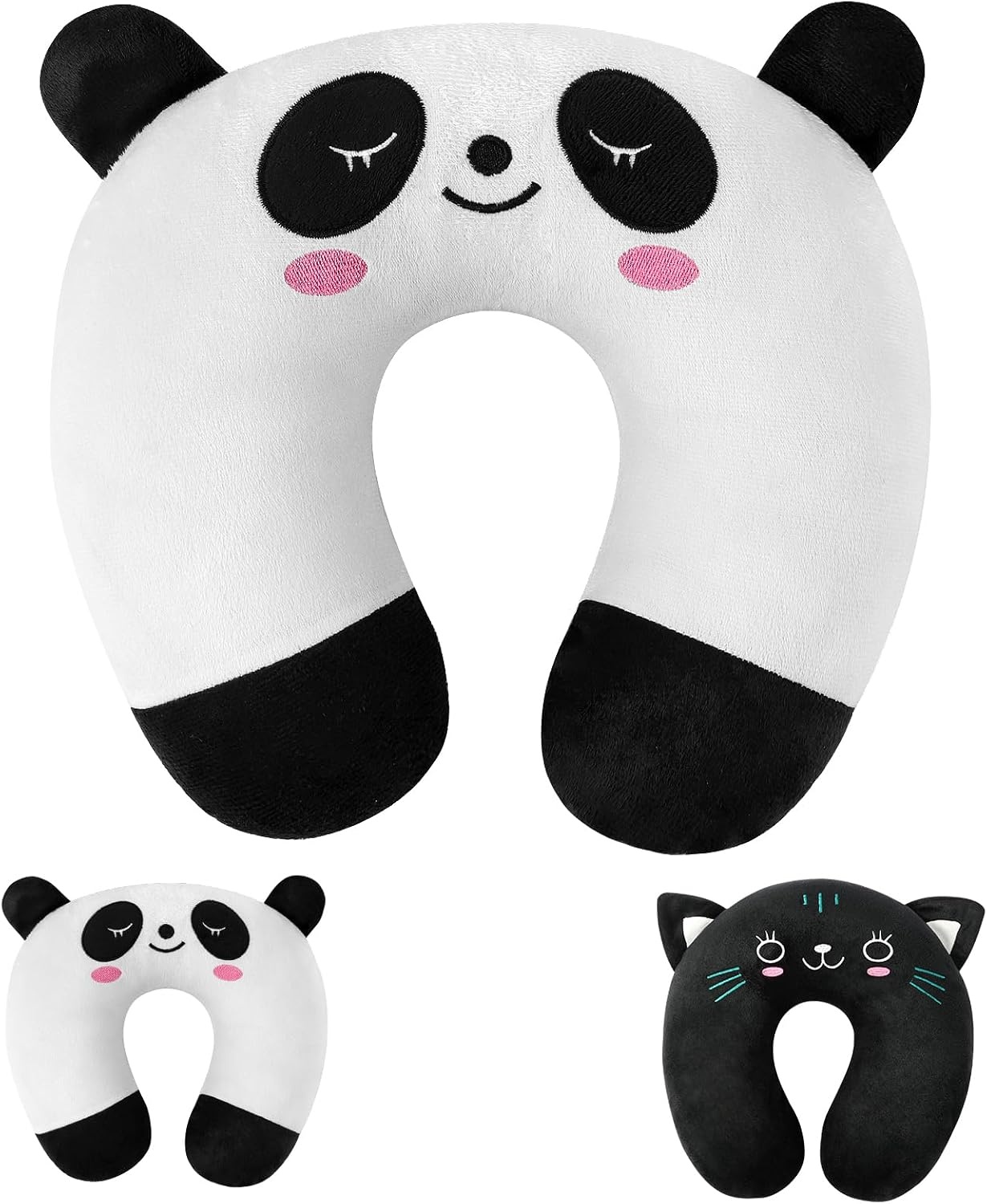 Nekkussen Traagschuim Wit Panda - 36% Korting
